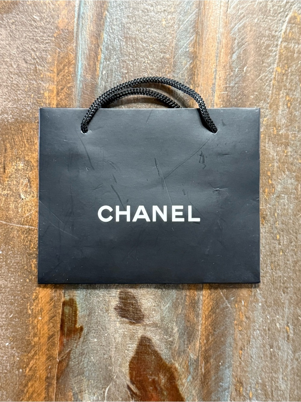 CHANEL Small Black Boutique Gift Bag NWOT